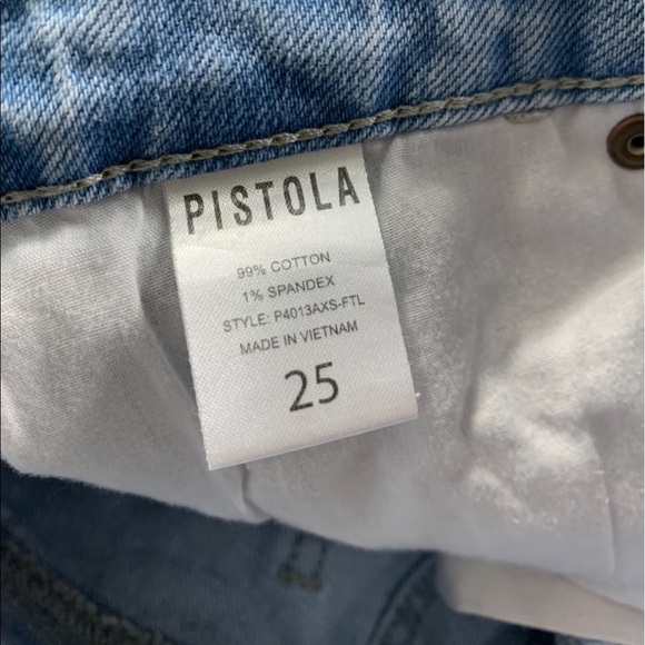 Pistola Winston High-Rise Cutoff Denim Shorts in Fast Lane - Picture 8 of 11